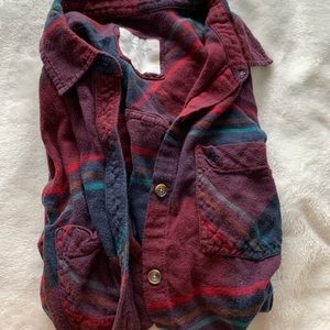 abercrombie & fitch flannel shirt